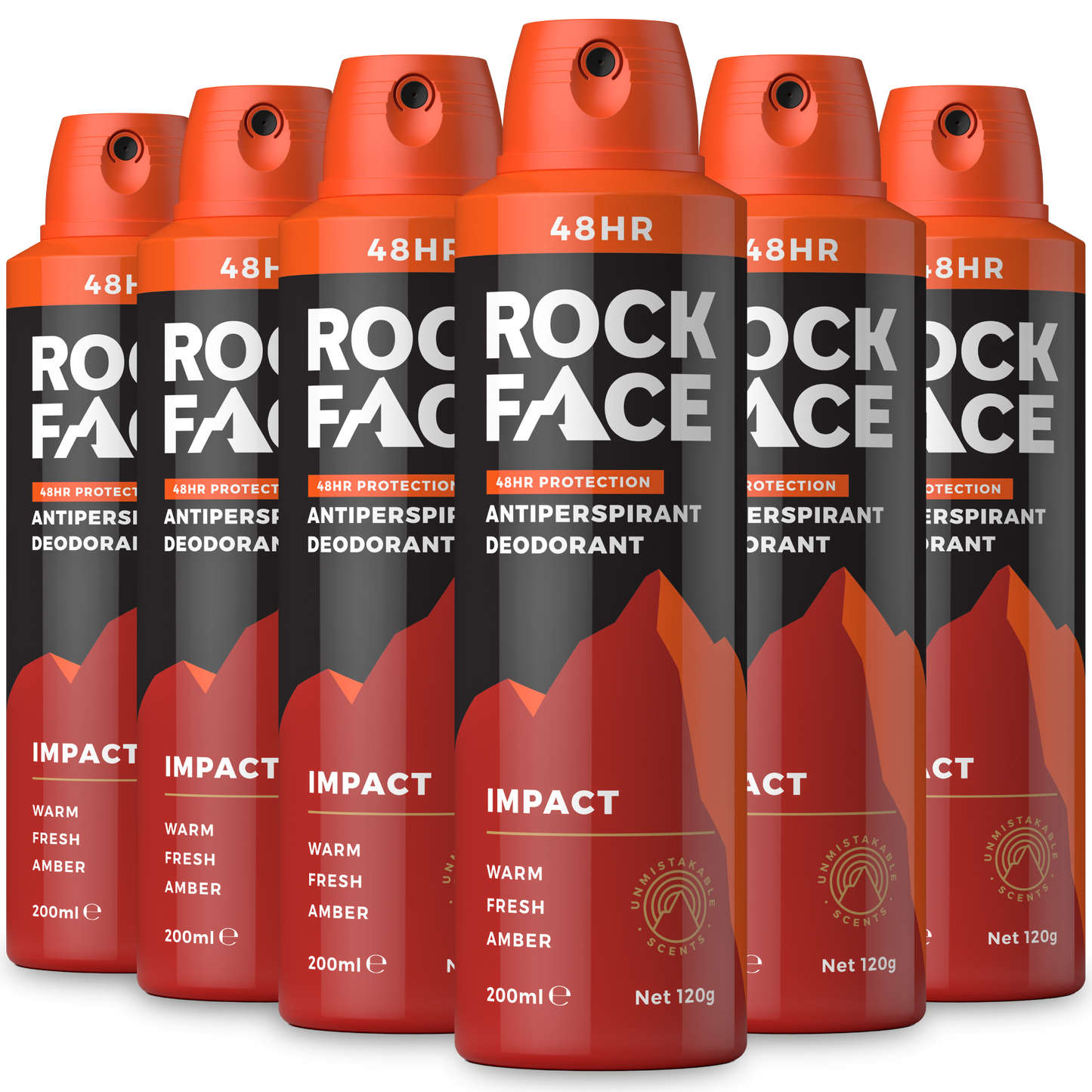 Impact Antiperspirant Bundle of 6 200ml