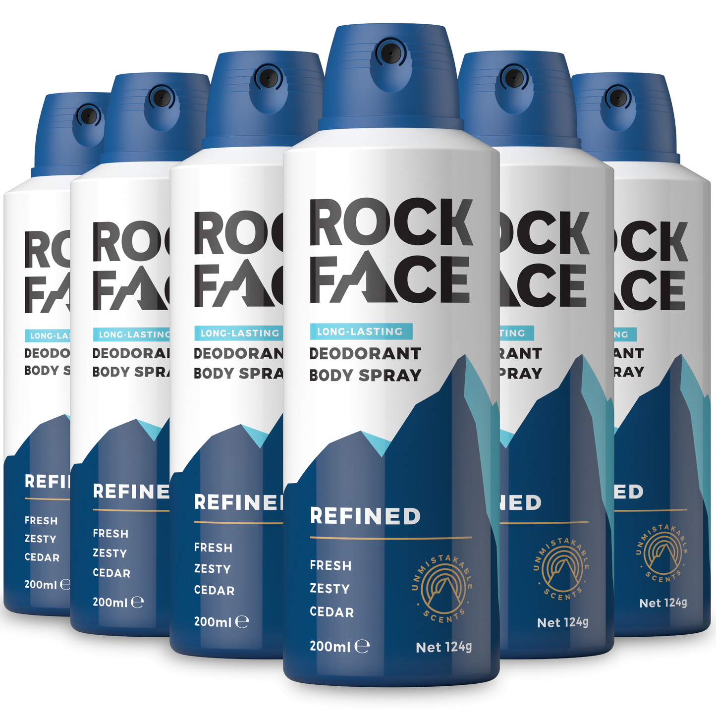 Refined Body Spray Bundle of 6 (200ML)