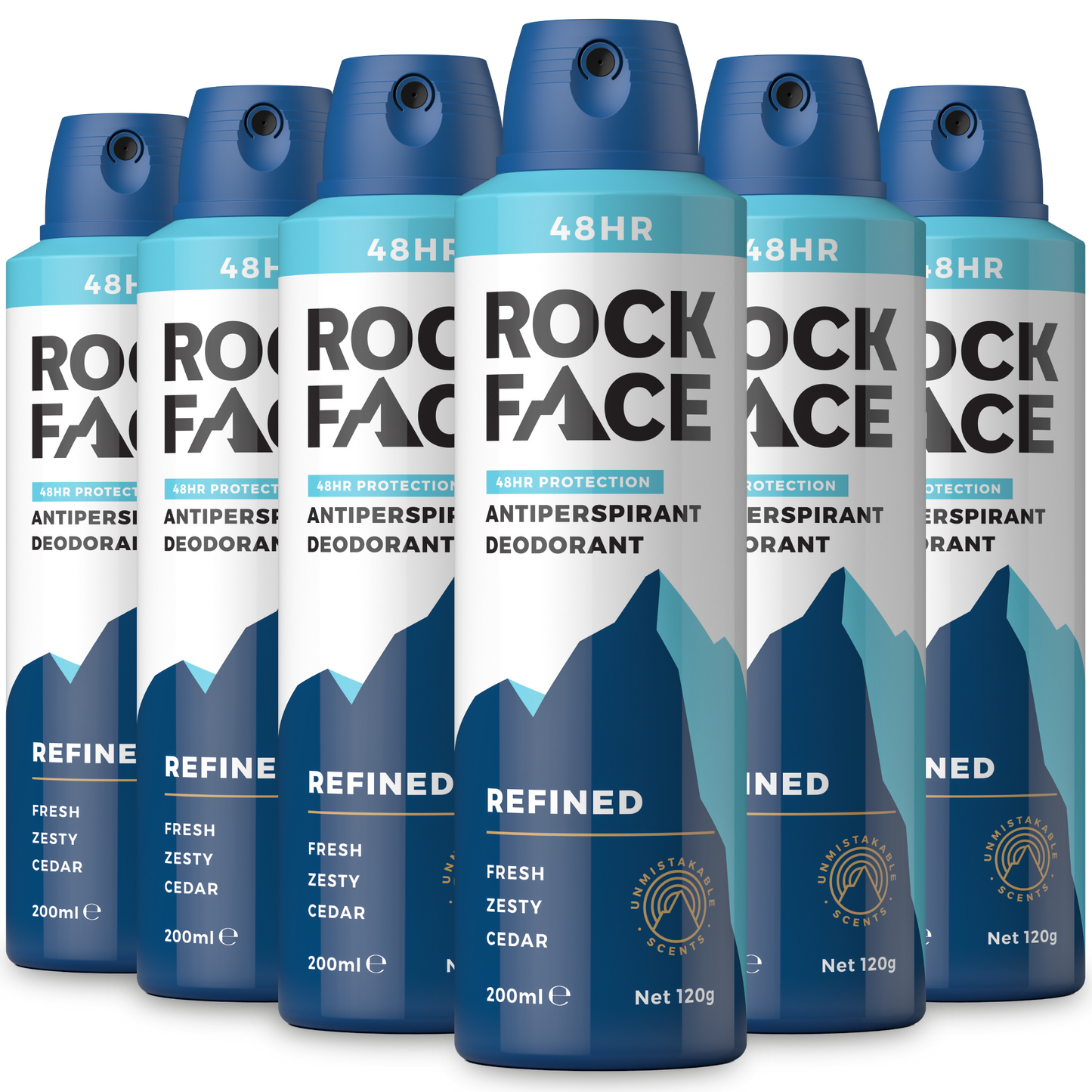 Antiperspirant Deodorant Bundle of 6 - Refined Scent