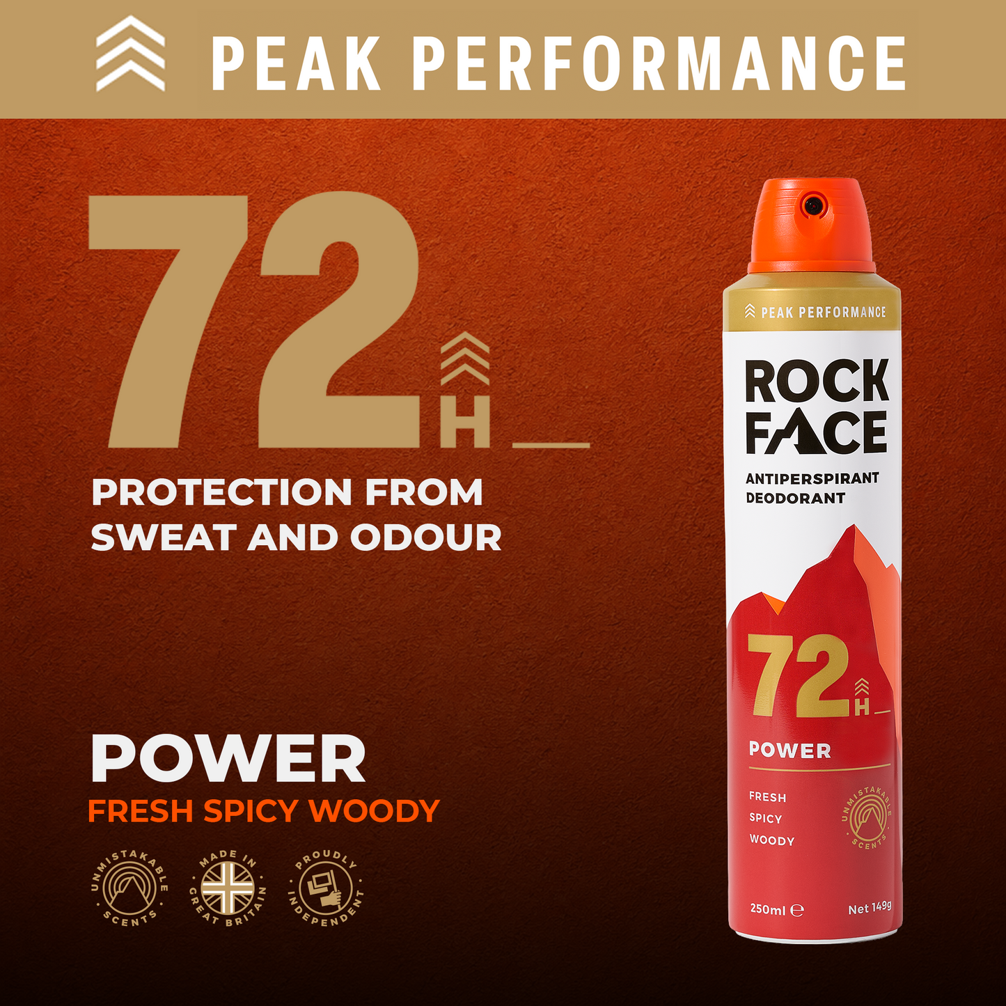 72hr Antiperspirant Deodorant Spray - Power Scent