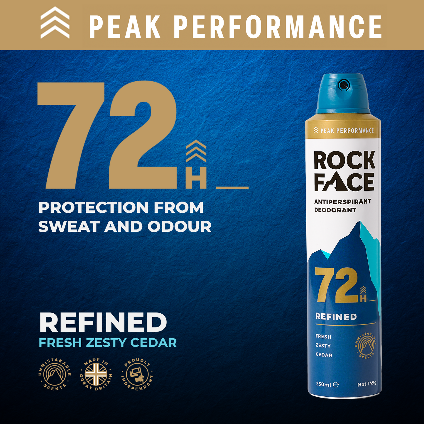 72hr Antiperspirant Deodorant Spray - Refined Scent