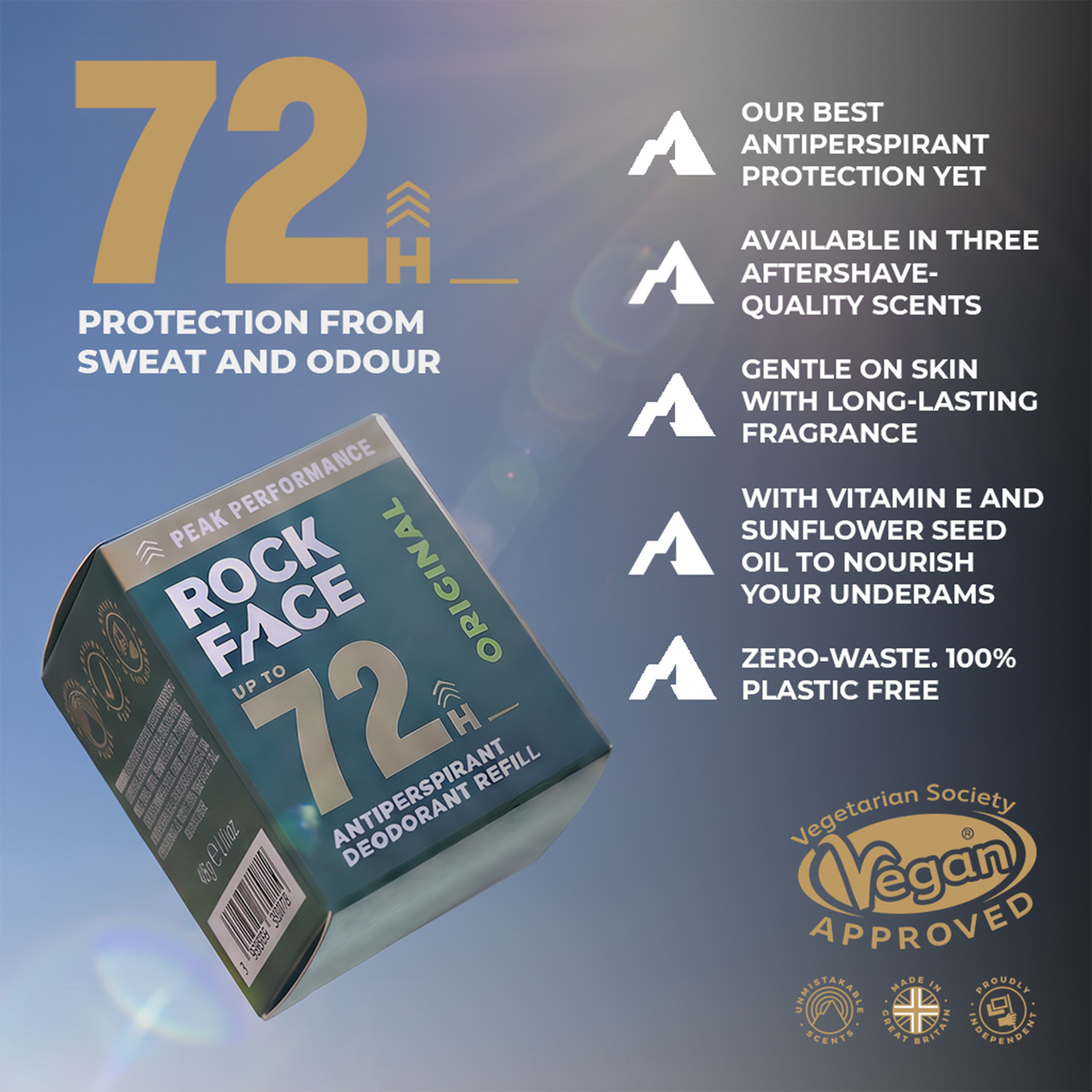 72hr Antiperspirant Refillable Deodorant - Original Scent