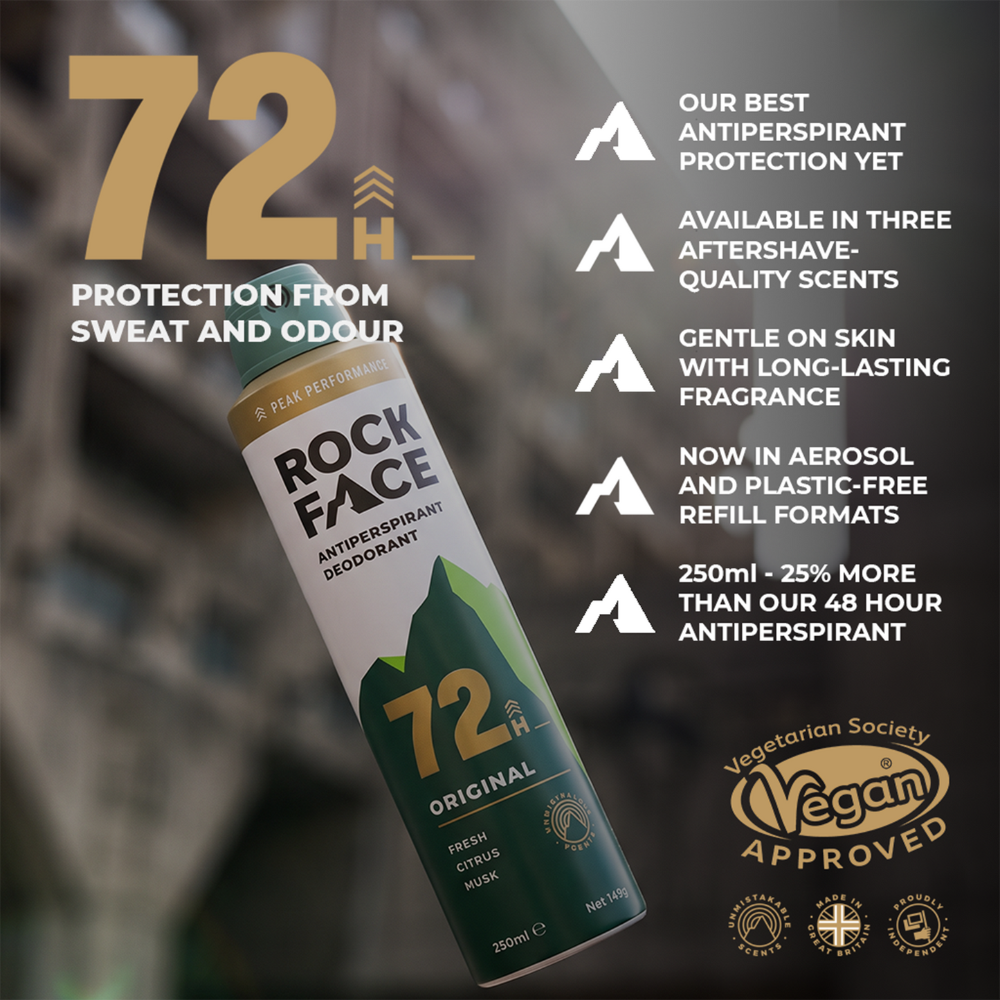 72hr Antiperspirant Deodorant Spray - Original Scent