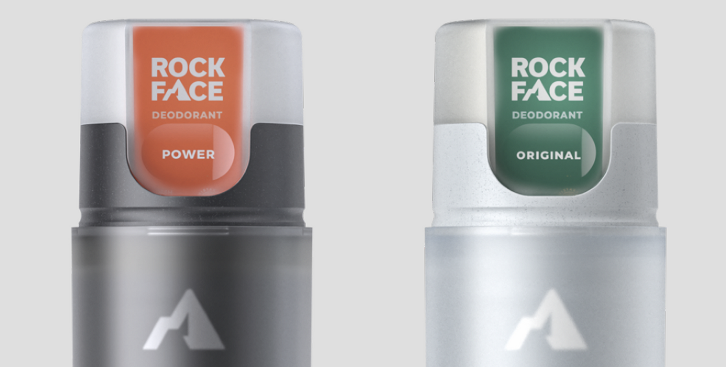Refillable natural deodorant discovery set