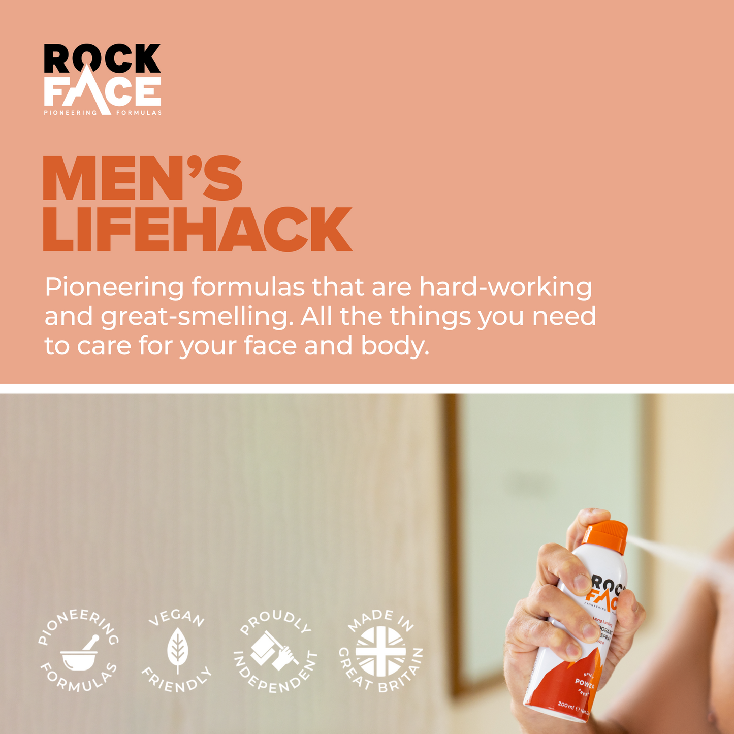 Power Body Spray 200ml rockface4men