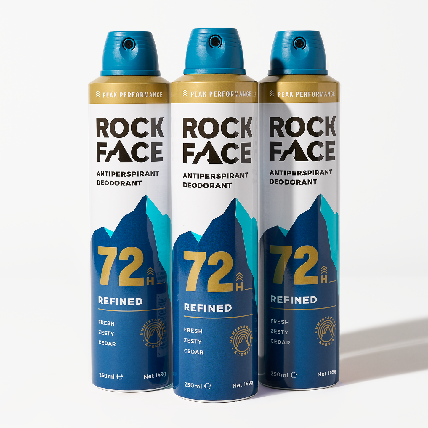 72hr Antiperspirant Deodorant Bundle of 3 - Refined Scent